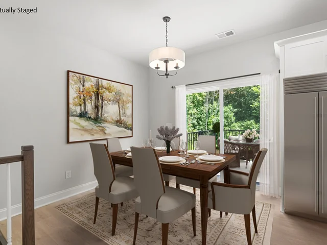 185 Cherry Springs Virtually Staged Dining w words Jensen interior bldg 24