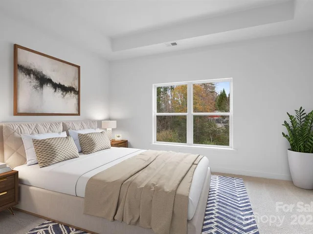 71 Walnut 21C Virtually Staged Master Bedroom