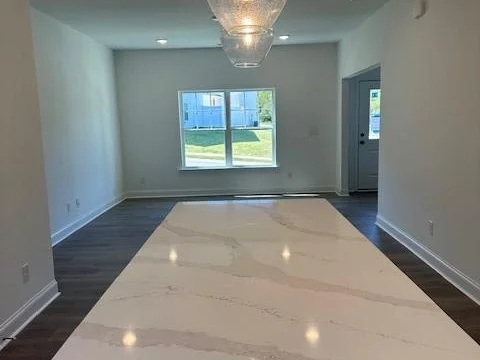 77 Walnut 22B kitchen island 2 Jensen interior