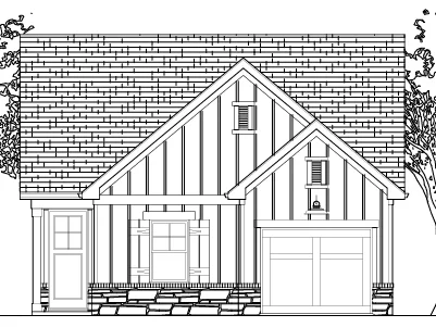Brooke Farmhouse Elevation