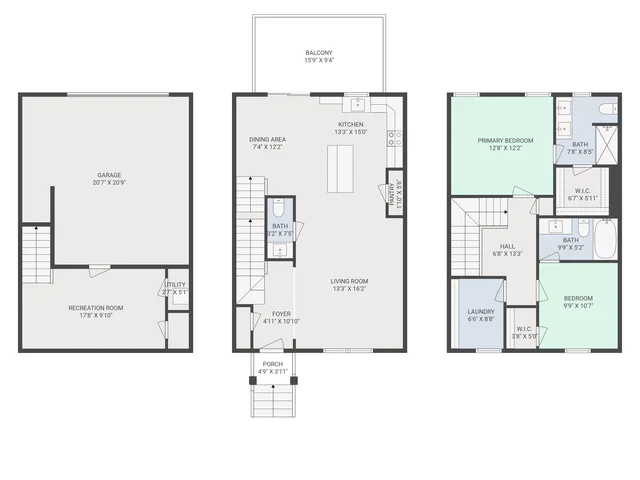 Floor Plan all_floors_189_cherry_spring_lane_woodfin_with_dim