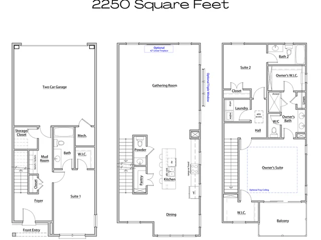 Laurel I Exterior Plan Flyer 2250 Maxwell unit 16 and 20