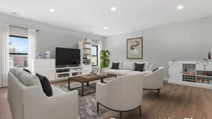 Virtually Staged Living w Representative Maxwell 17 710 Falling Oak